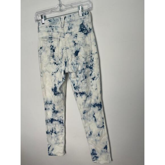 Veronica Beard Jeans Tie Dye Skinny Pants Women Size 26 High Rise Button Fly - Picture 10 of 10